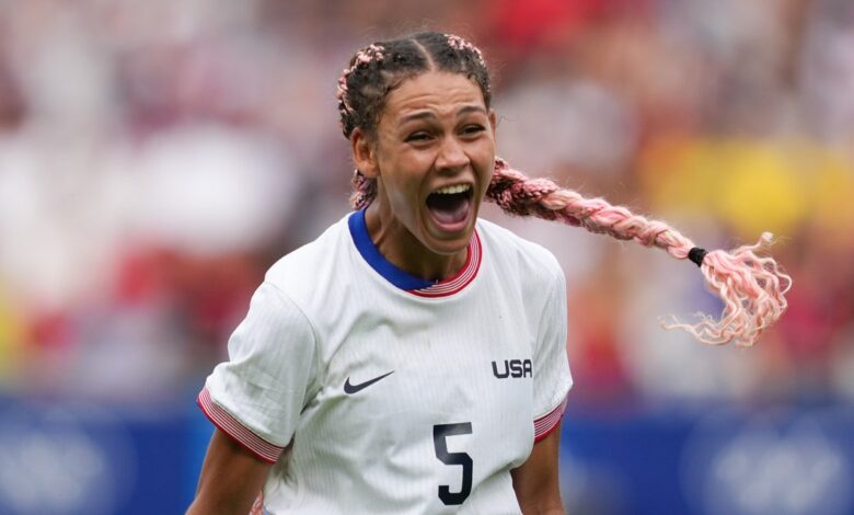 meet-olympian-trinity-rodman,-the-soccer-star-leading-team-usa-back-to-the-semis